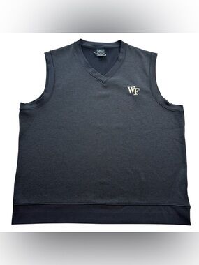 Nike Wake Forest Demon Deacons Dri-FIT Men's Golf Sweater Vest Black size 2XL